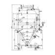 150L pressurisable jacketed conical fermenter