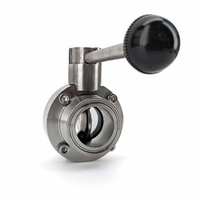 2 inch tri-clover butterfly valve for brewing and distilling