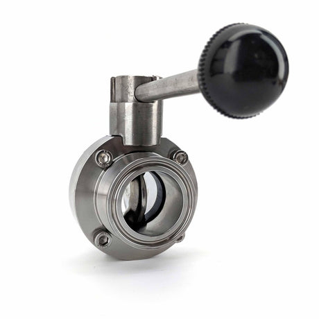 2 inch tri-clover butterfly valve for brewing and distilling