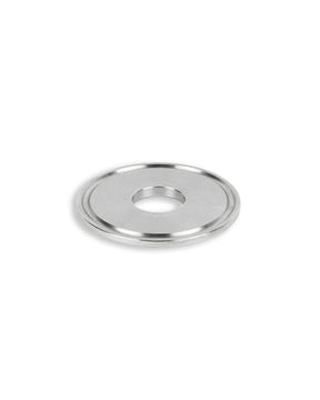 2 Inch Tri-Clover End Cap Flat Plate - 20.5mm Hole
