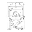 2000 litre jacketed conical fermenter
