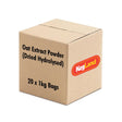 Carton of dried hydrolysed oat extract in 1kg bags