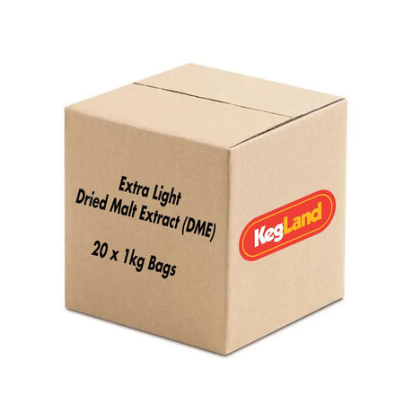 20kg carton Extra Light Dried Malt Extract 1kg bags