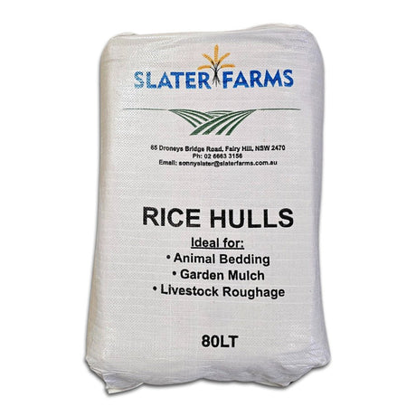 20kg sack of rice hulls