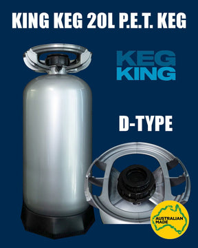 20L King Keg with D-type valve