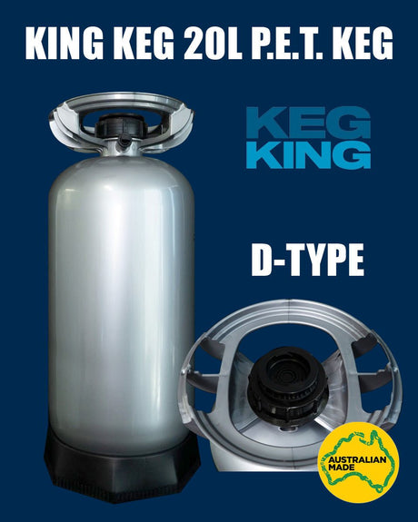 20L King Keg with D-type valve