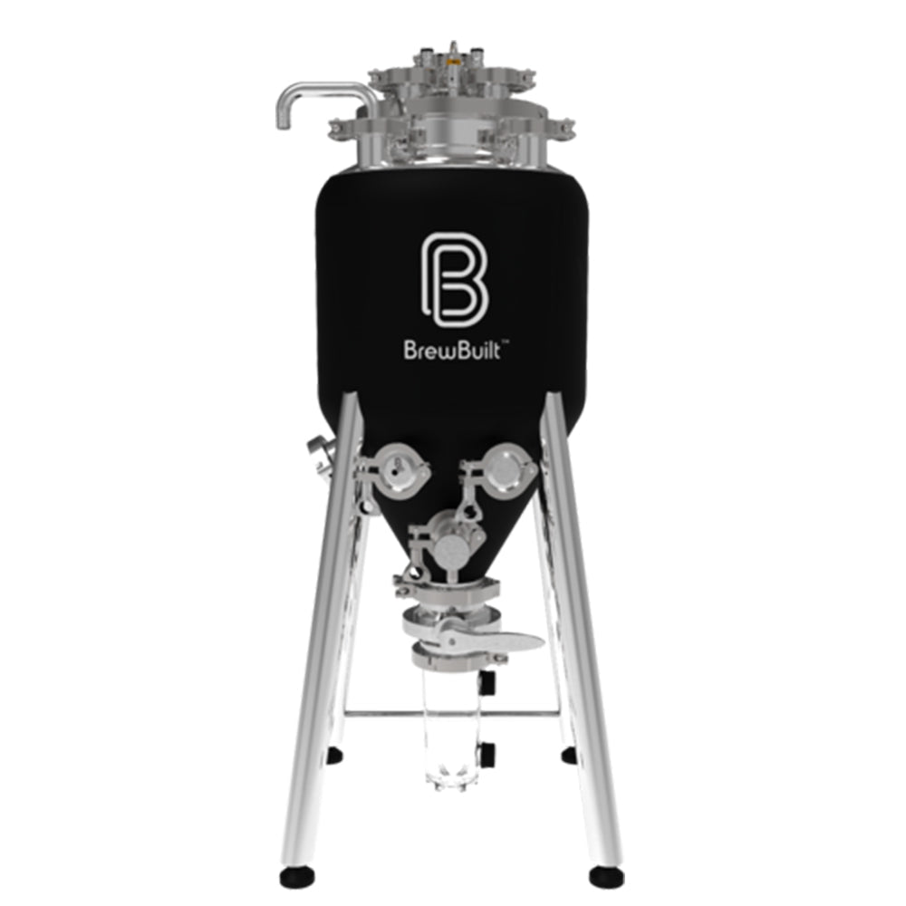26L BrewBuilt X3 jacketed stainless steel conical fermenter