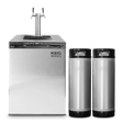 Kegmaster Premium XL 2 tap kegerator with two kegs