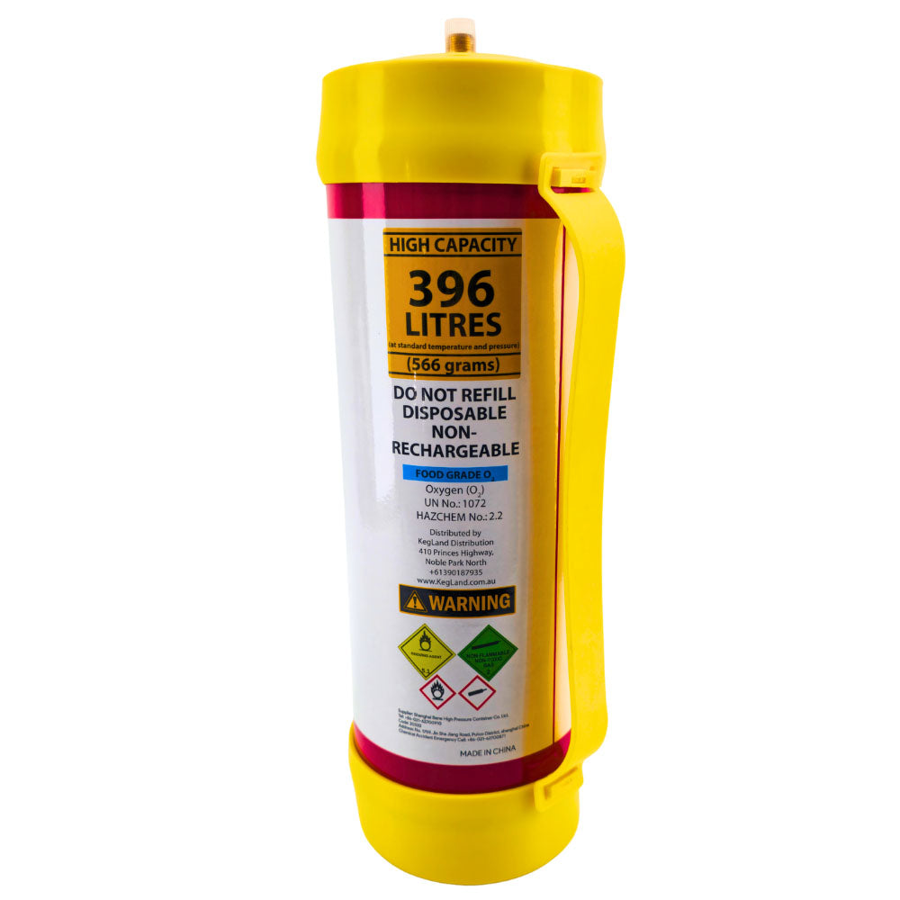 3.3L oxygen disposable gas cylinder