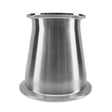 3 inch to 4 inch TC stainless steel concentric reducer
