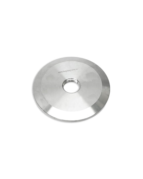 3 Inch Tri-Clover End Cap - 1/2 Inch Female