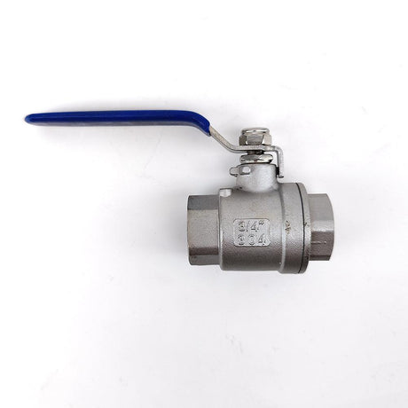 304 stainless steel ball valve 3/4 inch NPT