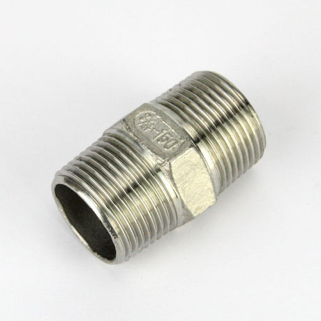 3/4 inch BSP stainless steel hex nipple