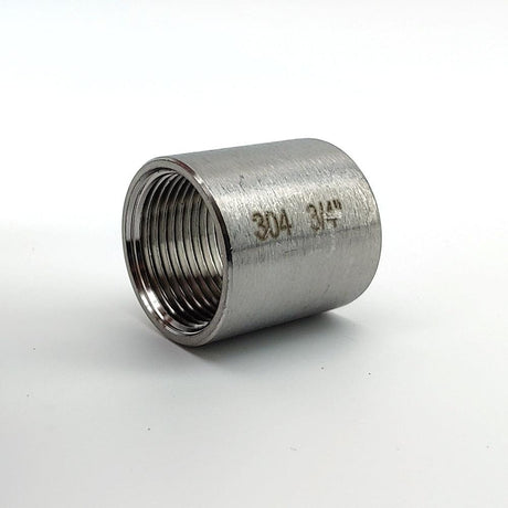 3/4 inch BSP stainless internal threaded pipe socket