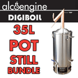 35L copper pot still bundle