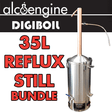 35L copper reflux still bundle