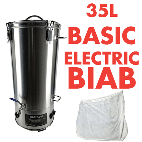 35L Basic Electric BIAB kit, 2400w dual element control