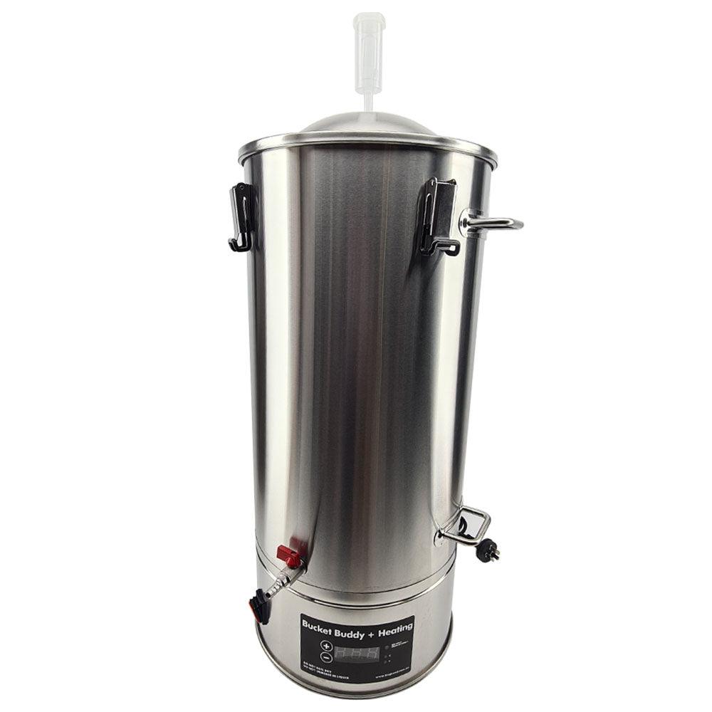 35L stainless steel Bucket Buddy fermenter with integrated heating element