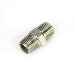 Stainless steel hex nipple 3/8 BSP