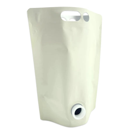 3L blank eggshell stand up bladders pack of 5