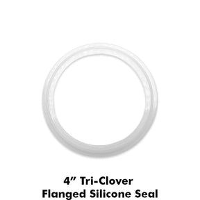 4 Inch TC Flanged Silicone Gasket Seal