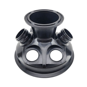 4 inch TC pre-drilled glycol pressure lid