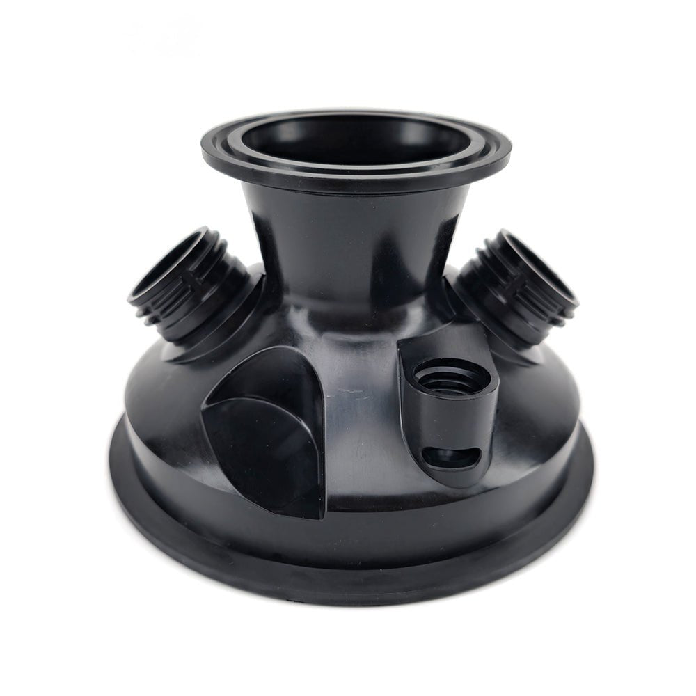 4 inch TC pressure lid with 2 inch TC port