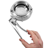 4 Inch TC Stainless Steel Sanitary Butterfly Valve with Squeeze Trigger