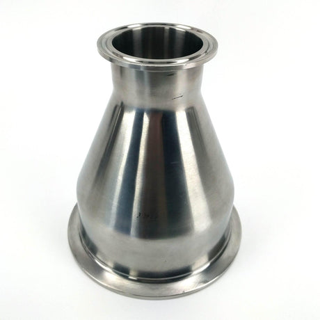 4 inch to 2 inch tri-clover concentric reducer
