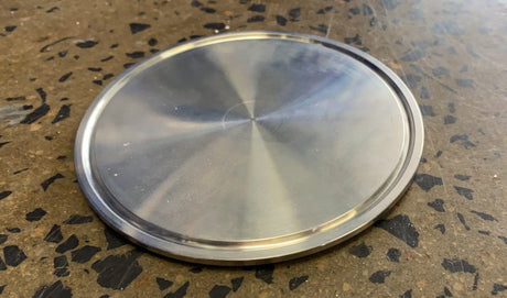 4 inch Tri-Clover flat plate end cap