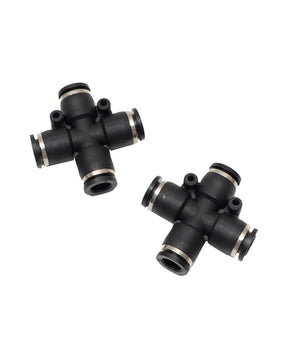 4-Way Push Fit Fitting - 5/16 Inch (8mm)