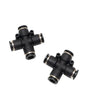 4-Way Push Fit Fitting - 5/16 Inch (8mm)