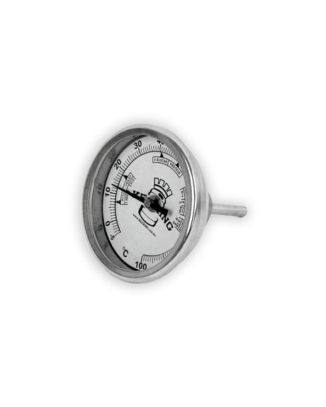 40mm Bi-Metal 3 Inch Dial Thermometer - Short Stem