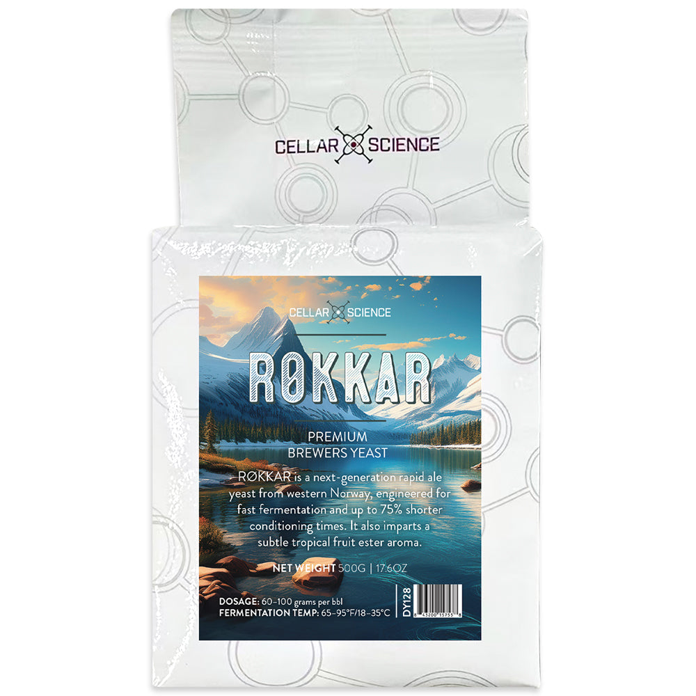 CellarScience RØKKAR ale yeast 500g brick