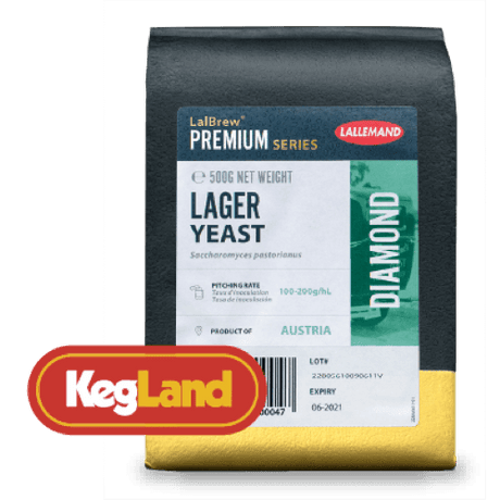 LalBrew Premium Diamond Lager yeast 500g brick