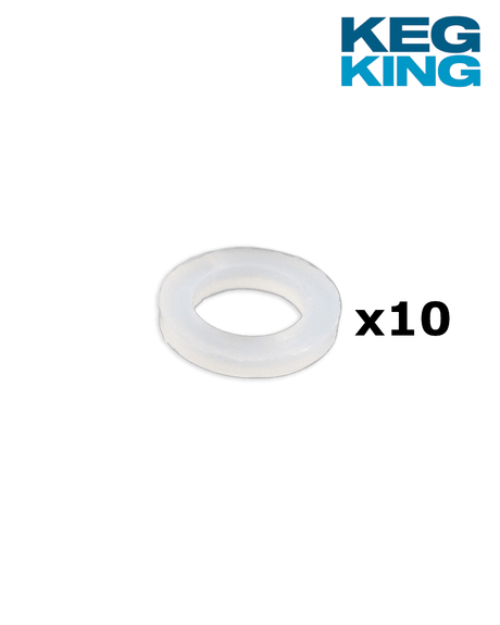5/8 inch silicone washer for a keg coupler and tap shank