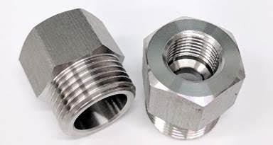K-Lok to corny keg adaptor fitting