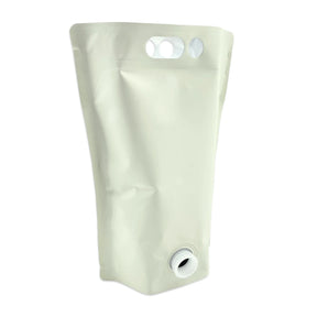 5L blank eggshell stand up bladders pack of 5
