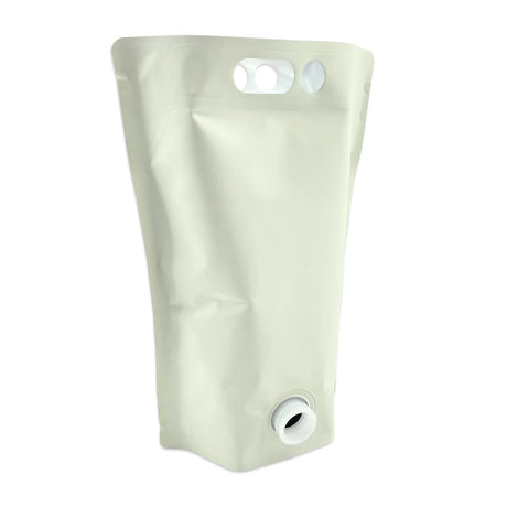 5L blank eggshell stand up bladders pack of 5
