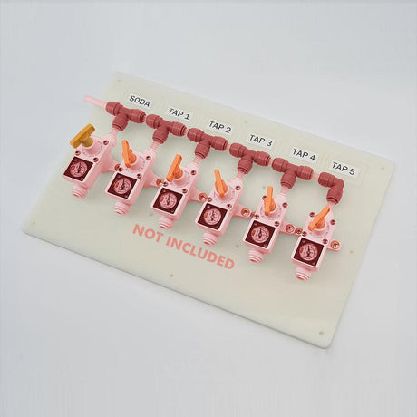 6 output gas board and pressure display