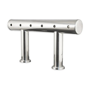 6 Tap TT Bar Brushed Stainless Font Kit (without Taps) - Distillery King Australia