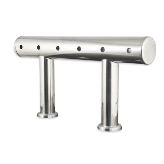 6 Tap TT Bar Brushed Stainless Font Kit (without Taps) - Distillery King Australia