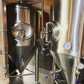 600 litre jacketed conical fermenter