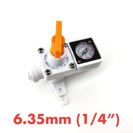 duotight inline regulator with integrated gauge 6.35mm