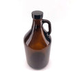 64oz glass growler 1.9 litre with black cap