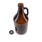 64OZ Glass Growler (1.9liter) + Black Growler Plastic Cap - Distillery King Australia