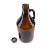 64OZ Glass Growler (1.9liter) + Black Growler Plastic Cap - Distillery King Australia