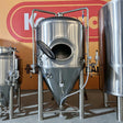800 litre jacketed conical fermenter