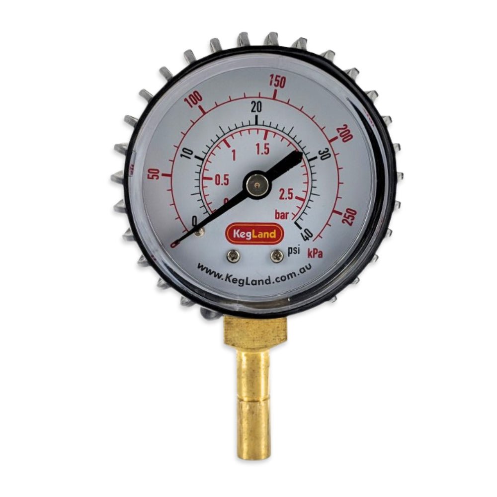 8mm push-in pressure gauge, 0 to 40psi
