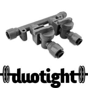 8mm duotight x 2 Way Manifold with Check Valves and Isolation Valves